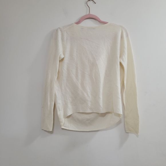 Cullen cowl neck cashmere sweater XS cream - Picture 2 of 4